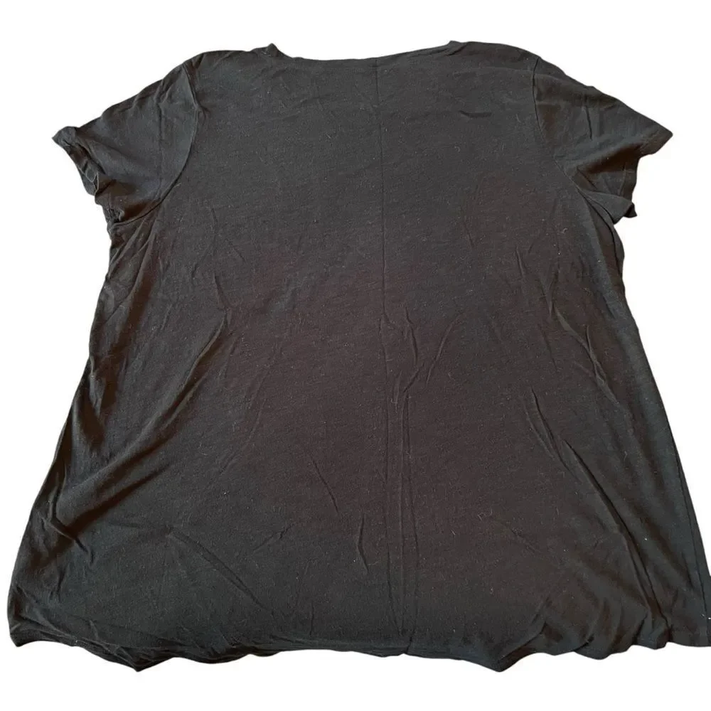 Torrid Black Sweet But Deadly Classic Fit Tee 1 - Picture 5 of 5